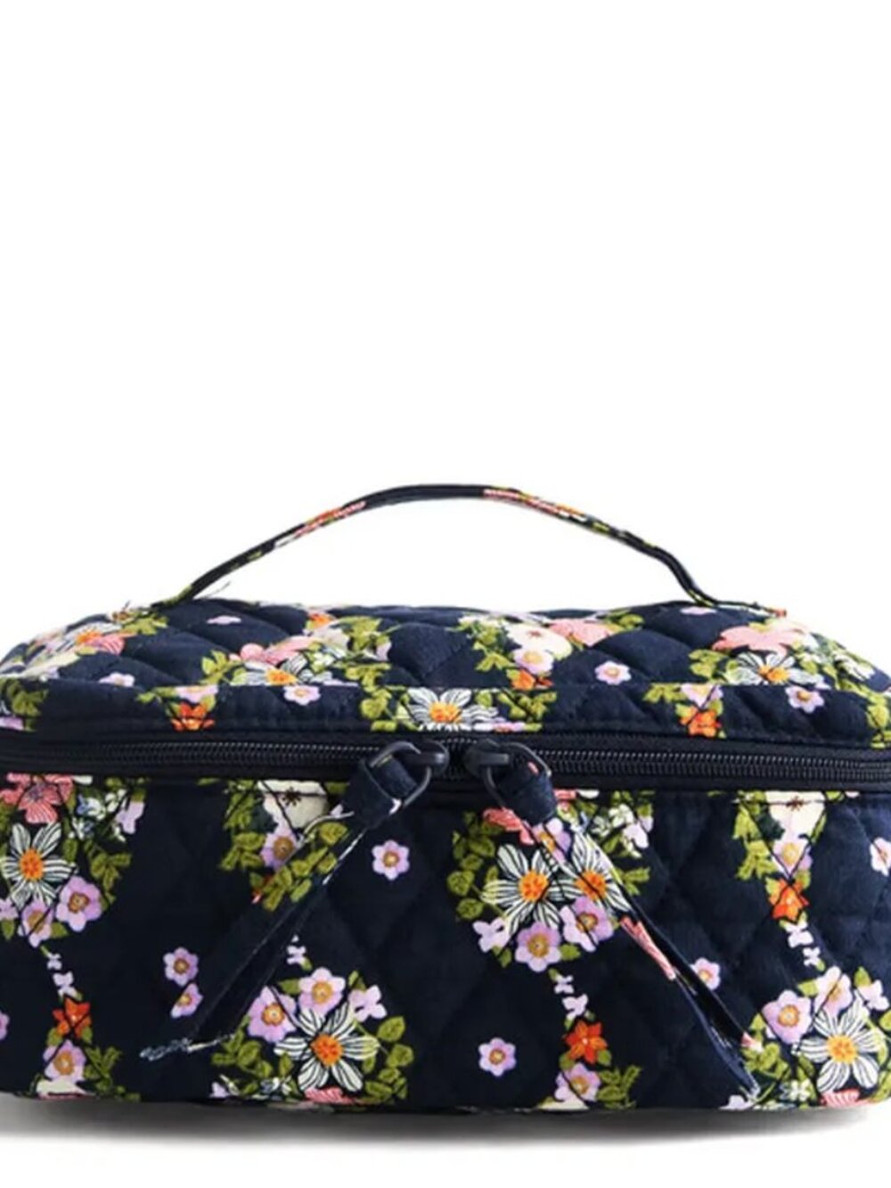 Vera Bradley Women's Outlet Cotton Essential Brush Up Cosmetic Toiletry Case